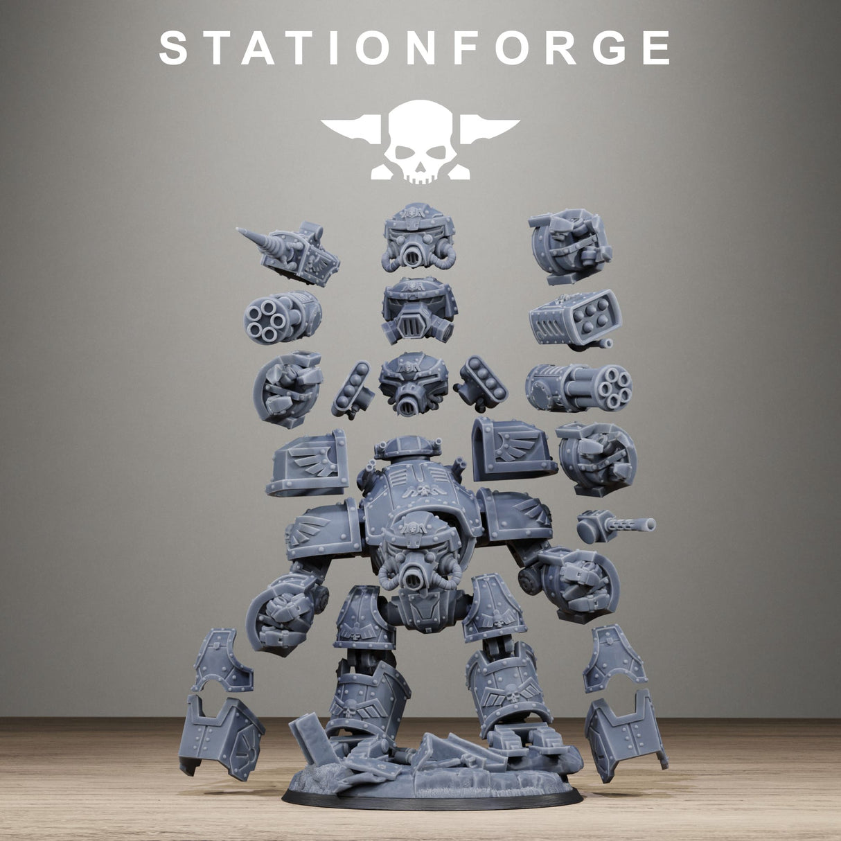 Tabletop Terrain Miniature GrimGuard MechGuard