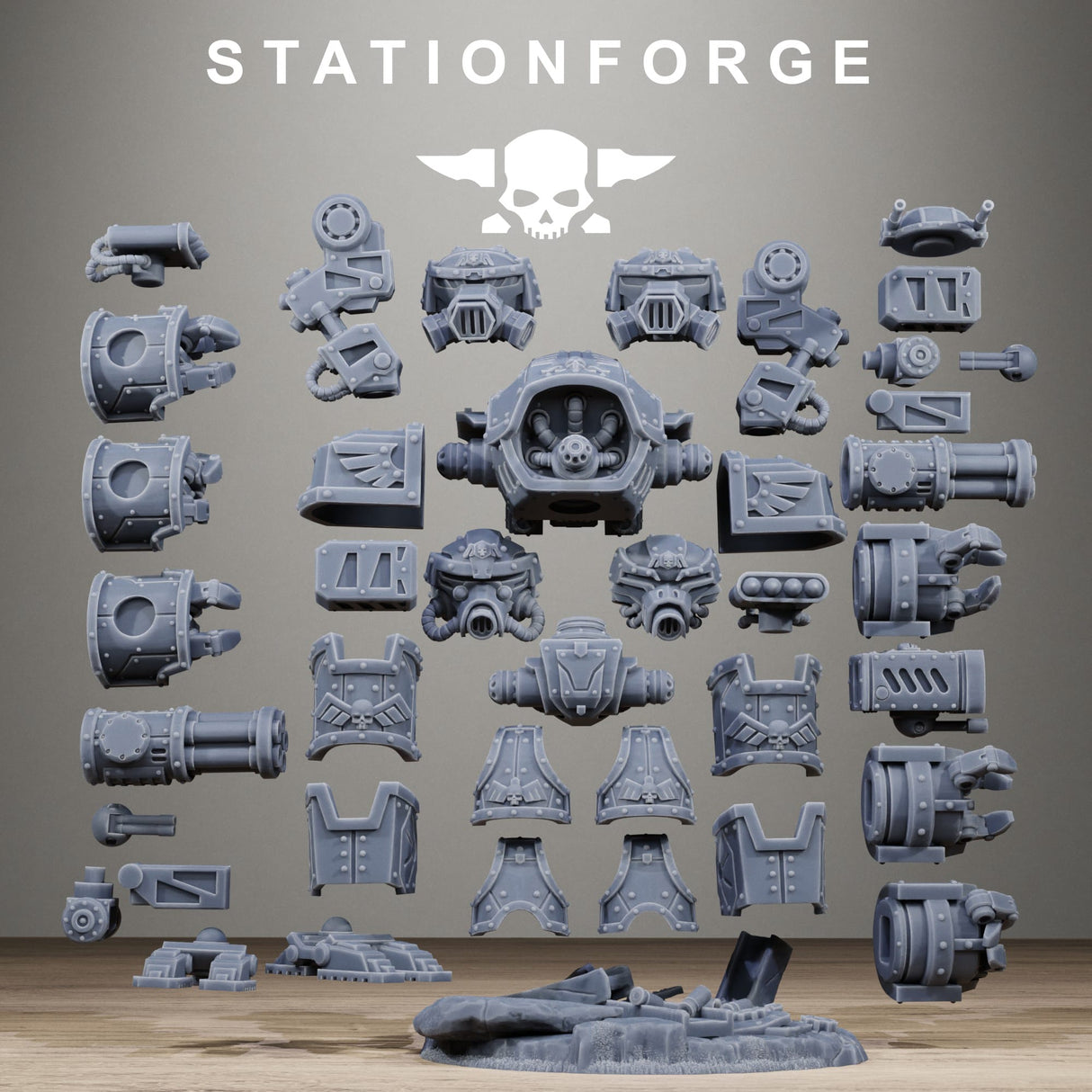 Tabletop Terrain Miniature GrimGuard MechGuard