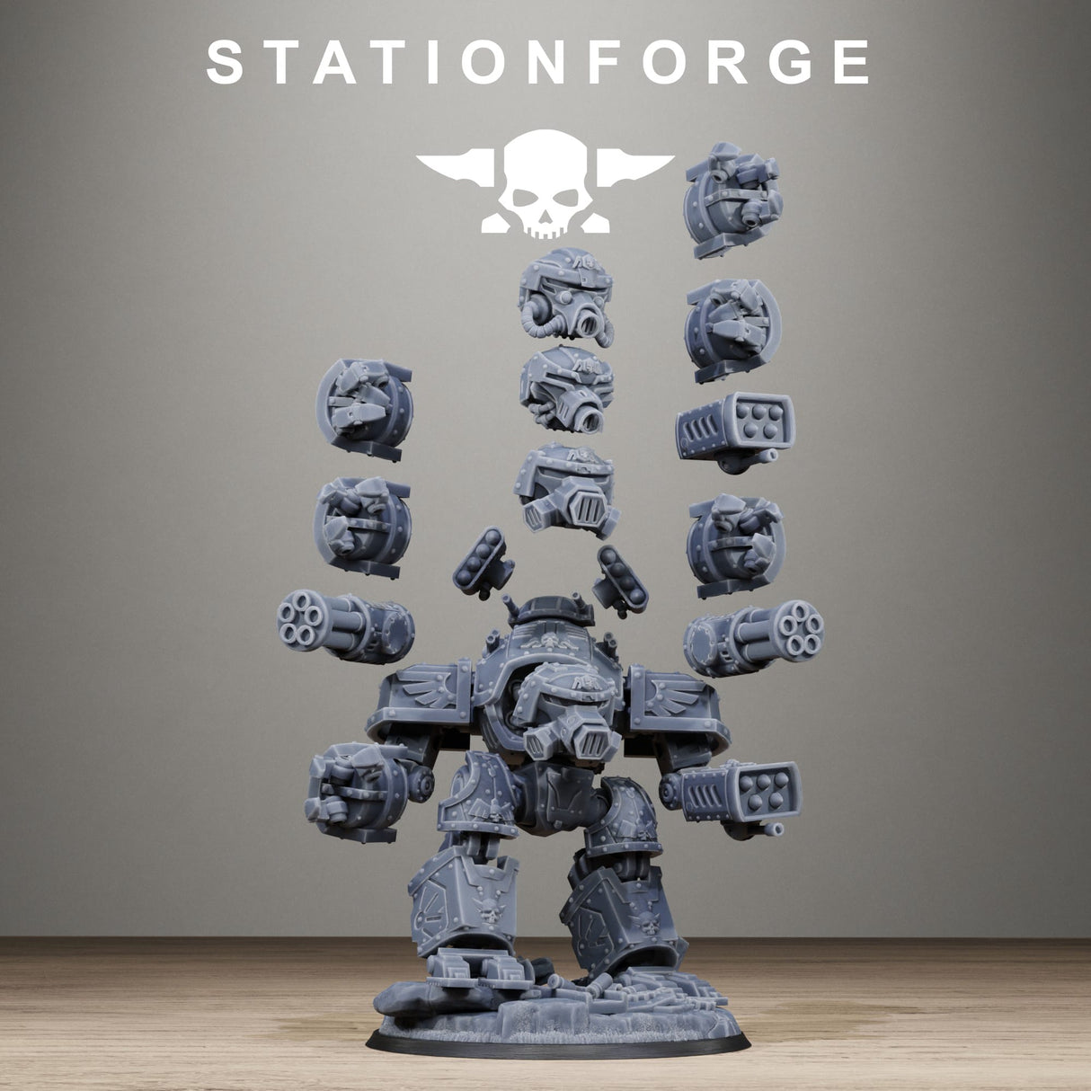 Tabletop Terrain Miniature GrimGuard MechGuard