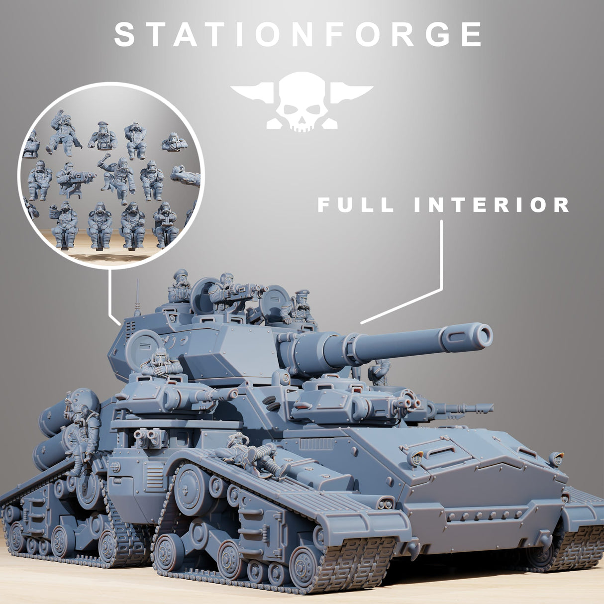 Tabletop Terrain Miniature GrimGuard Monolith Builder Kit