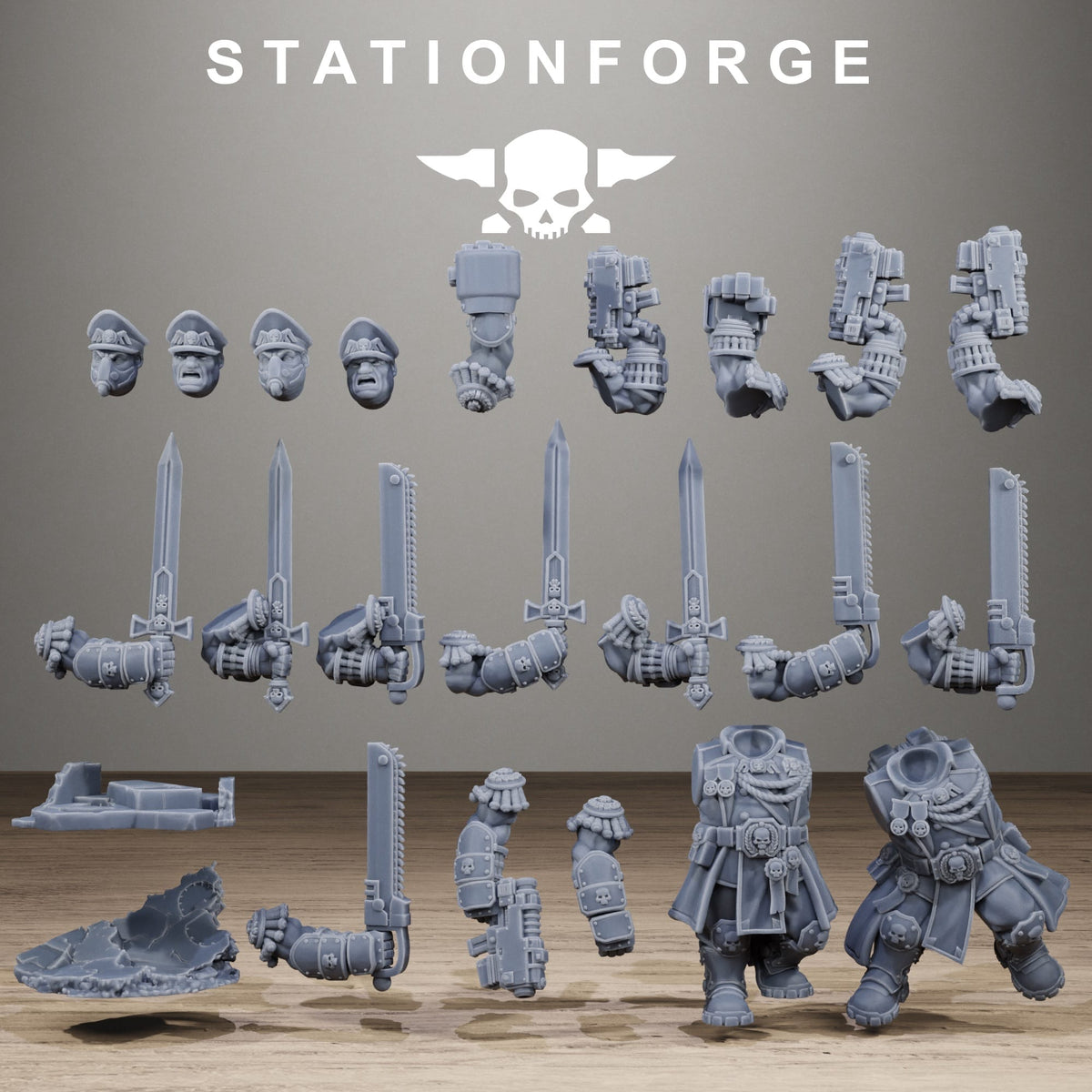 Tabletop Terrain Miniature GrimGuard Mutant Leader