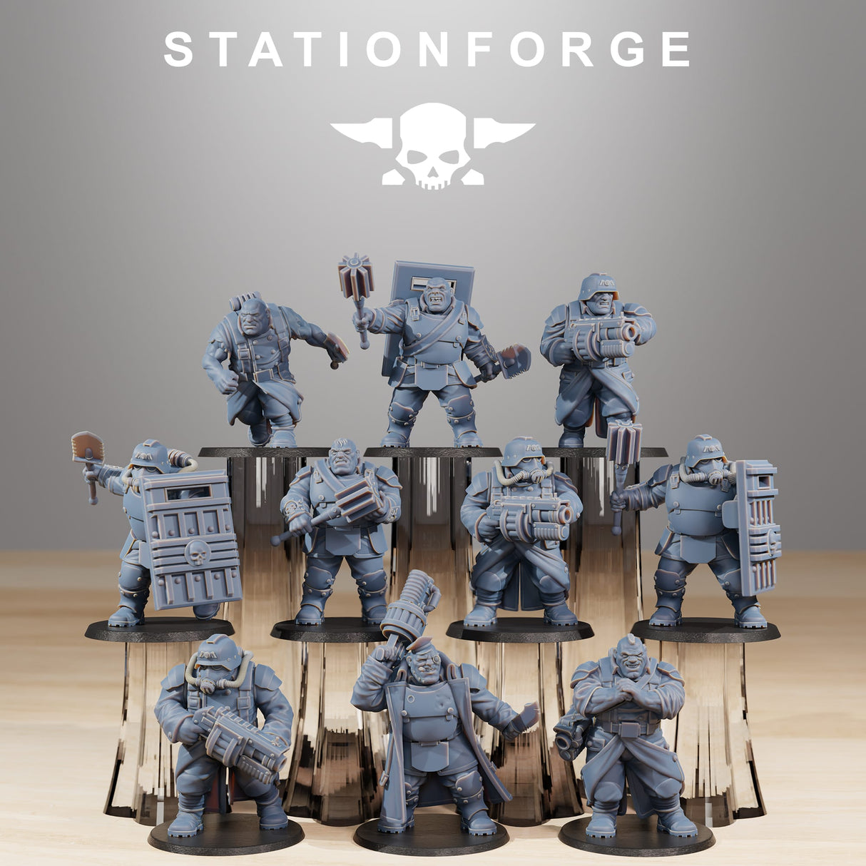 Tabletop Terrain Miniature GrimGuard Mutants