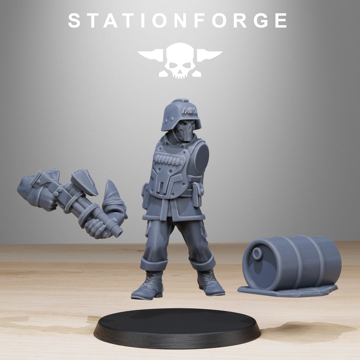 Tabletop Terrain Miniature GrimGuard Paintball Squad