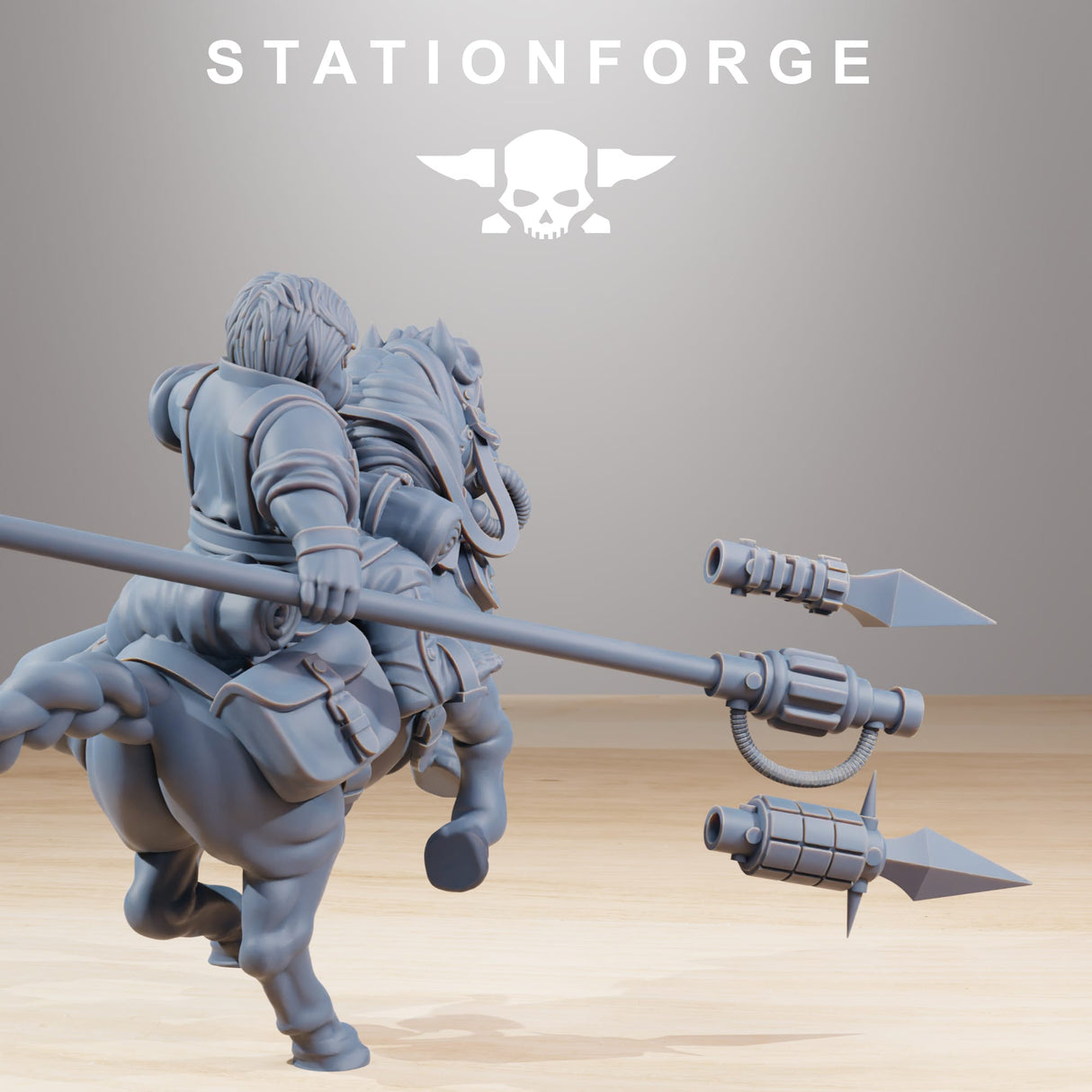 Tabletop Terrain Miniature GrimGuard Pony Cavalry