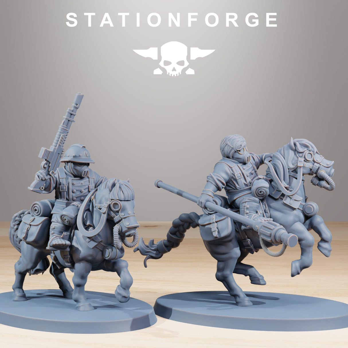 Tabletop Terrain Miniature GrimGuard Pony Cavalry