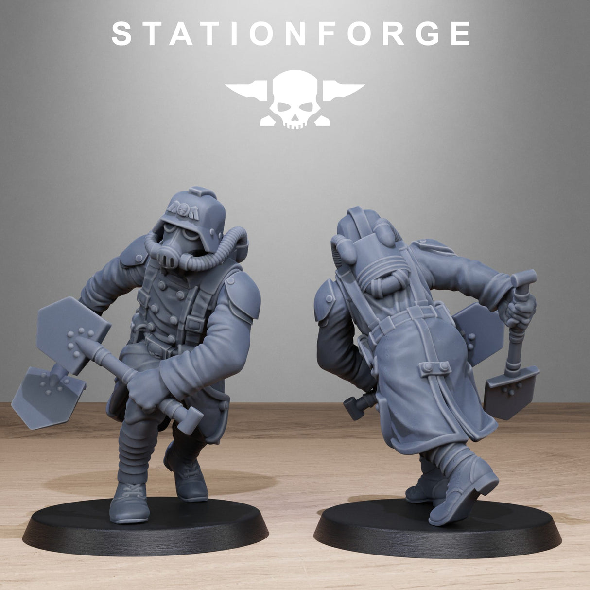Tabletop Terrain Miniature GrimGuard Radioactive Mutants