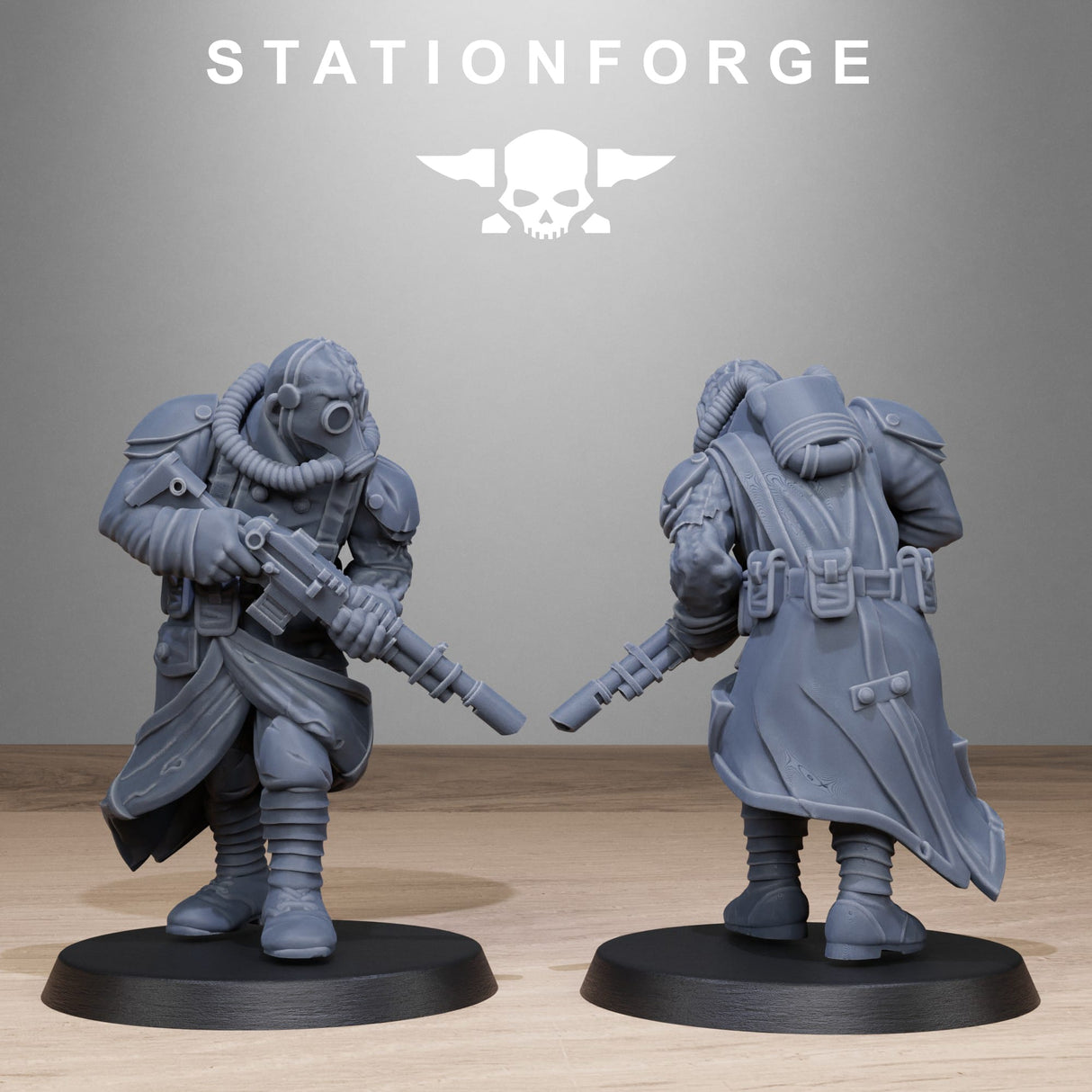 Tabletop Terrain Miniature GrimGuard Radioactive Mutants