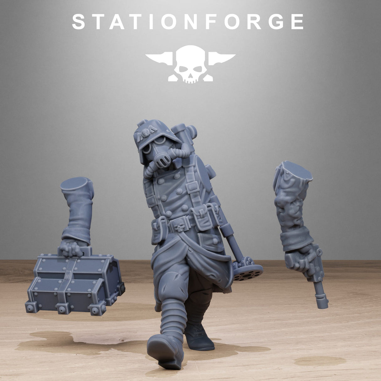 Tabletop Terrain Miniature GrimGuard Radioactive Mutants