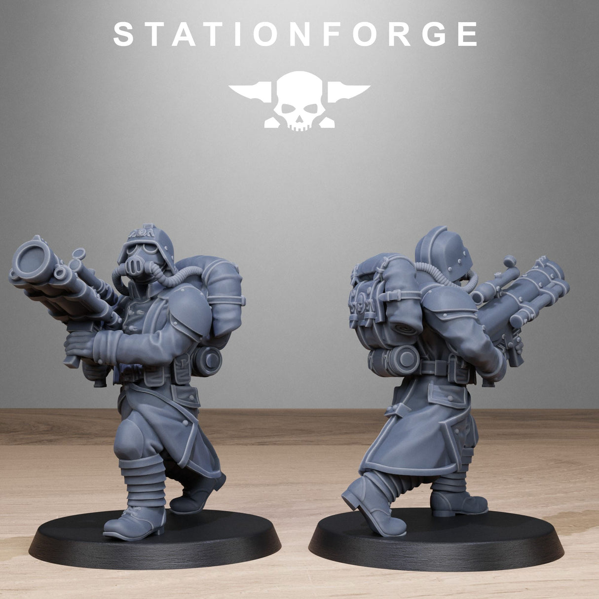 Tabletop Terrain Miniature GrimGuard Rocketeers