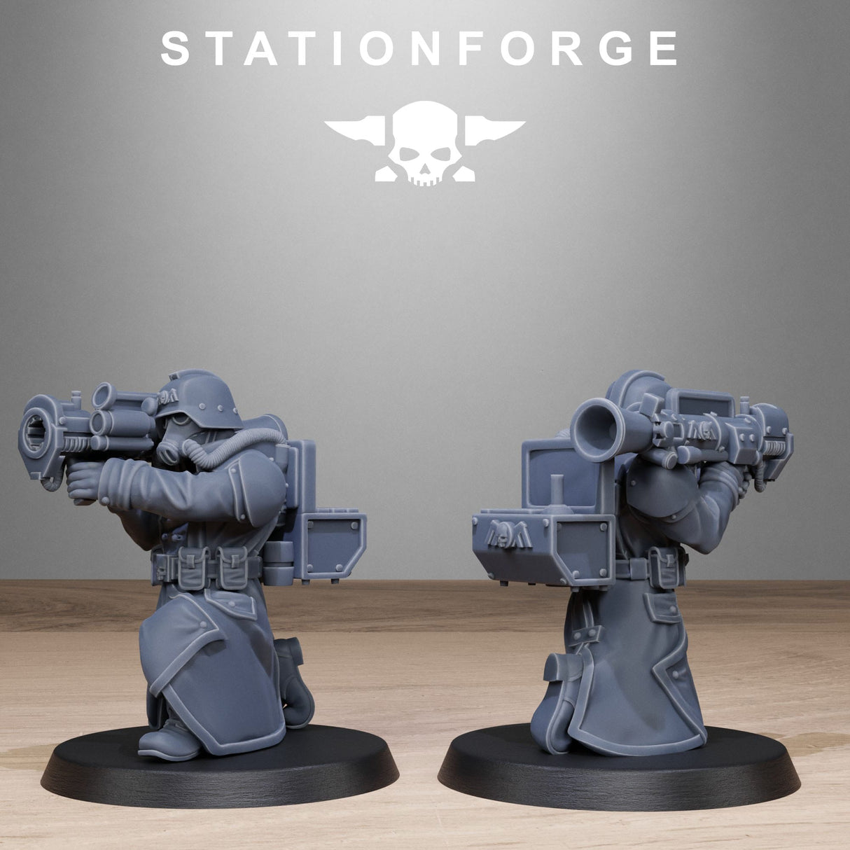 Tabletop Terrain Miniature GrimGuard Rocketeers