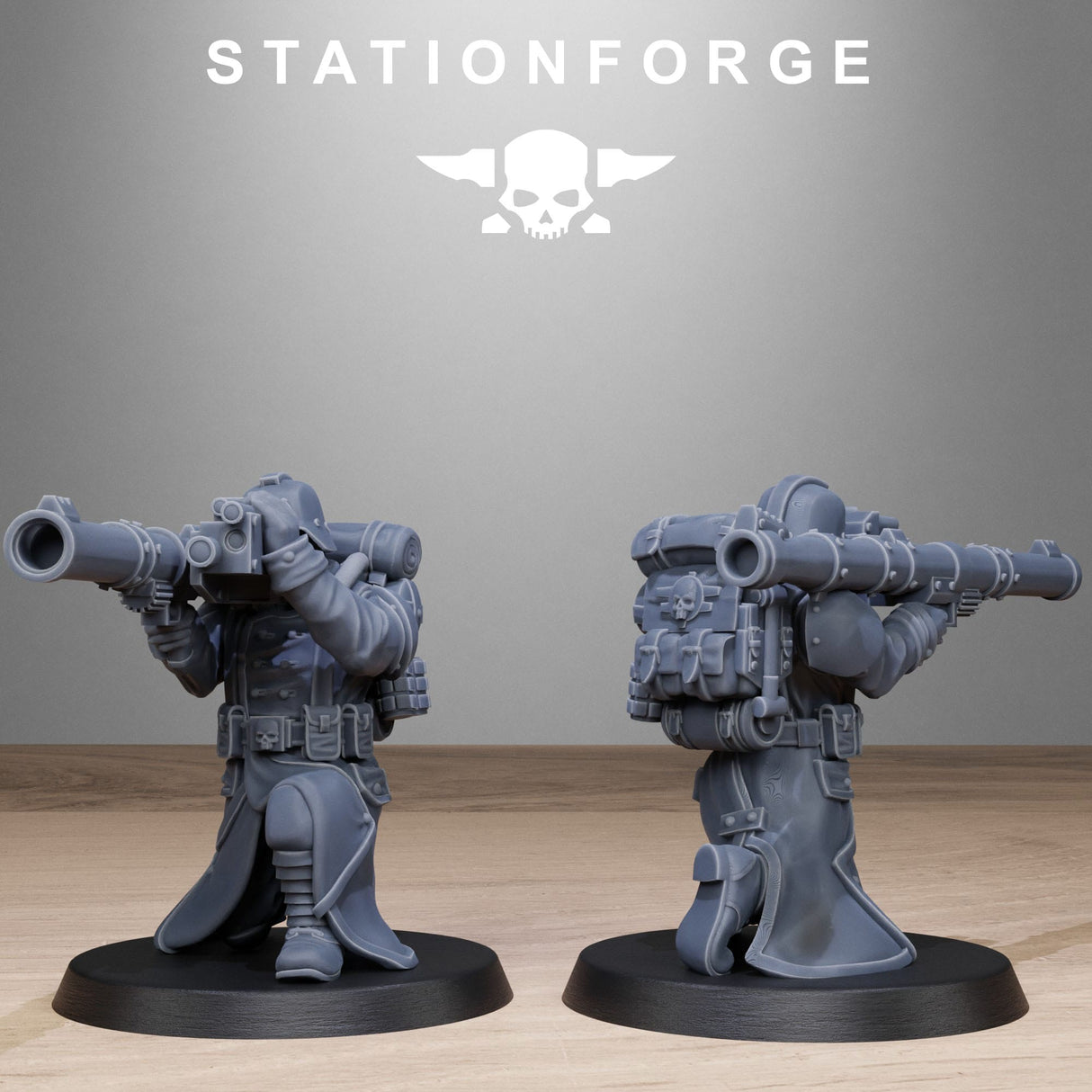 Tabletop Terrain Miniature GrimGuard Rocketeers