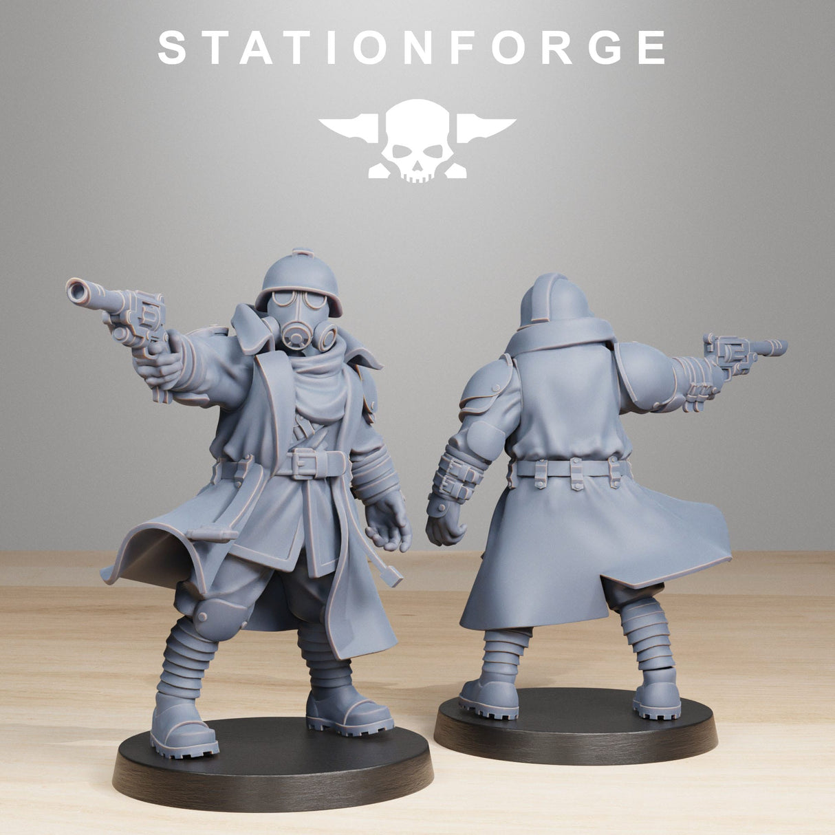 Tabletop Terrain Miniature GrimGuard Scorchers Officers