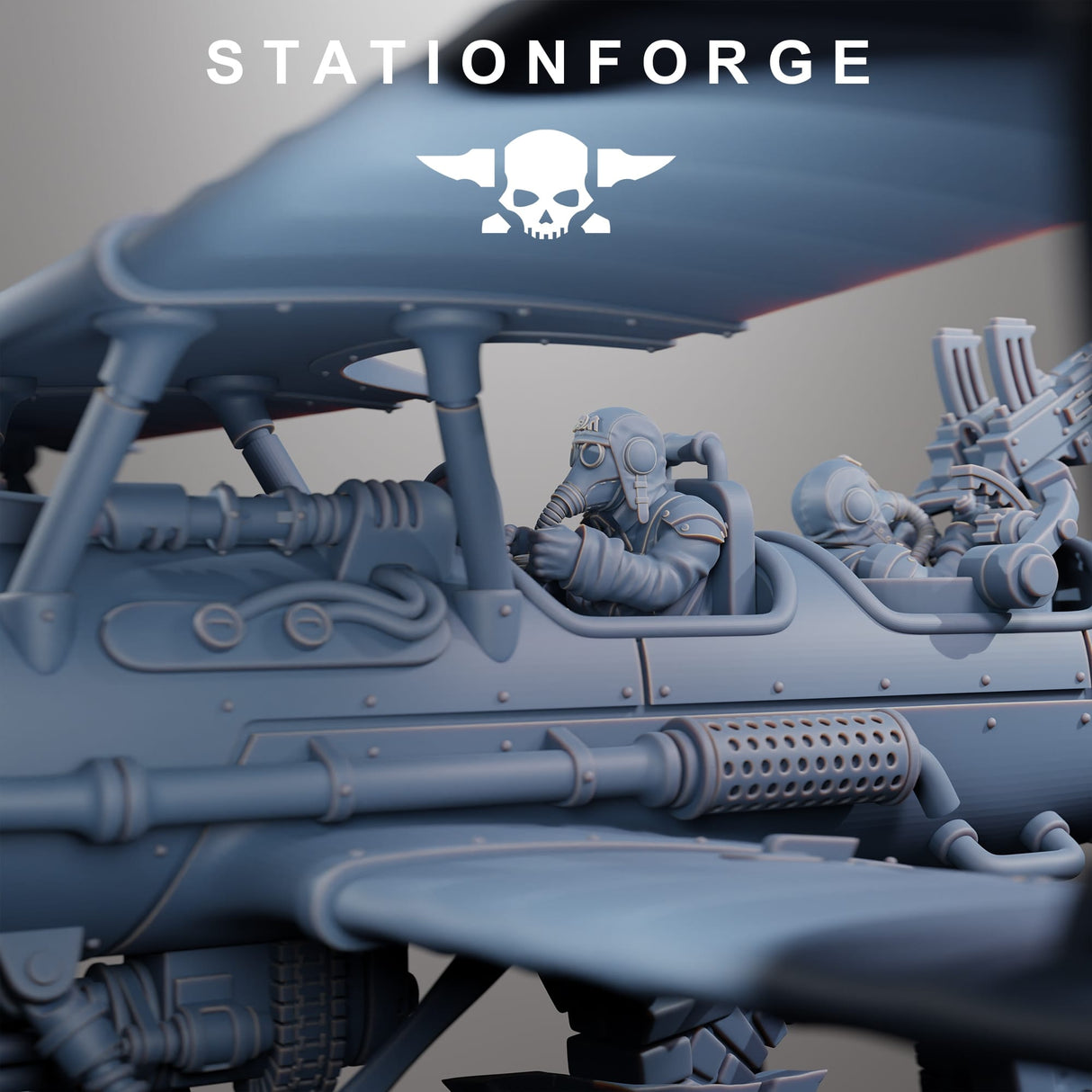 Tabletop Terrain Miniature GrimGuard SF-14A Biplane
