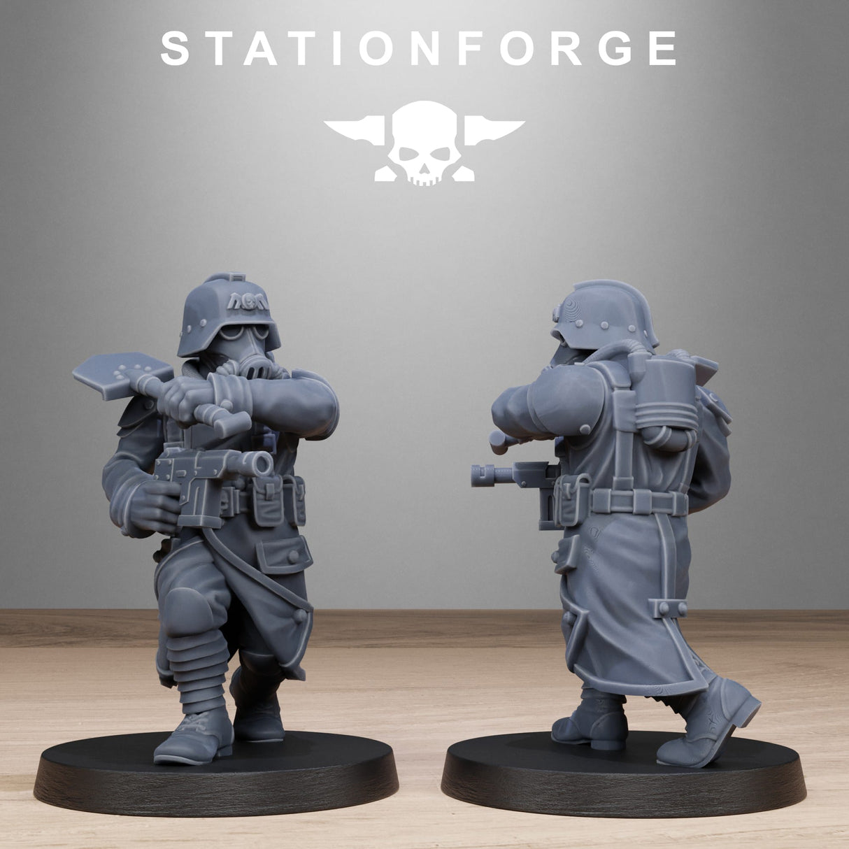 Tabletop Terrain Miniature GrimGuard Shovel Trenches