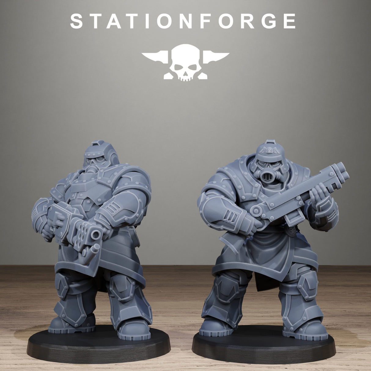 Tabletop Terrain Miniature Grimguard Skull Wardens