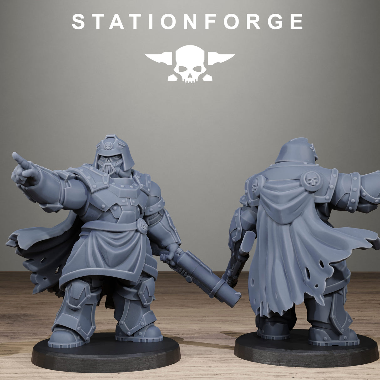 Tabletop Terrain Miniature Grimguard Skull Wardens