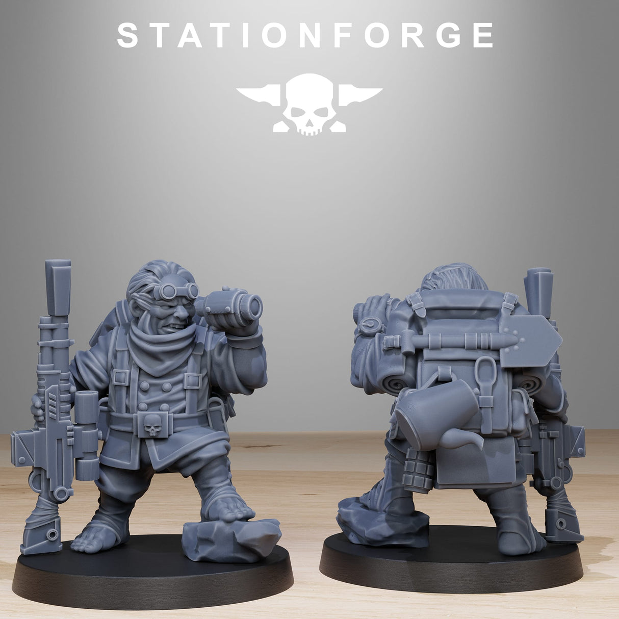 Tabletop Terrain Miniature GrimGuard Skulldart Trappers