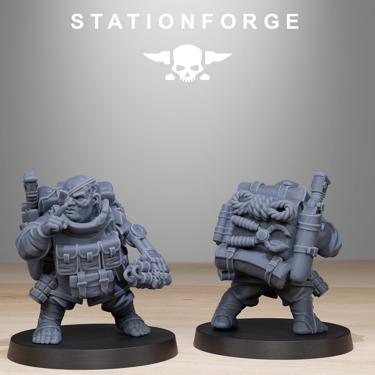 Tabletop Terrain Miniature GrimGuard Skulldart Trappers