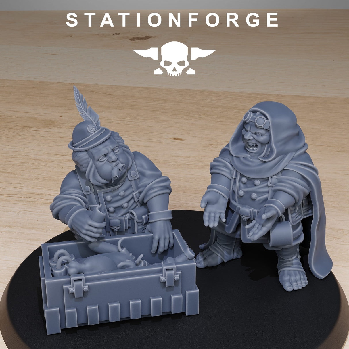 Tabletop Terrain Miniature GrimGuard Skulldart Trappers