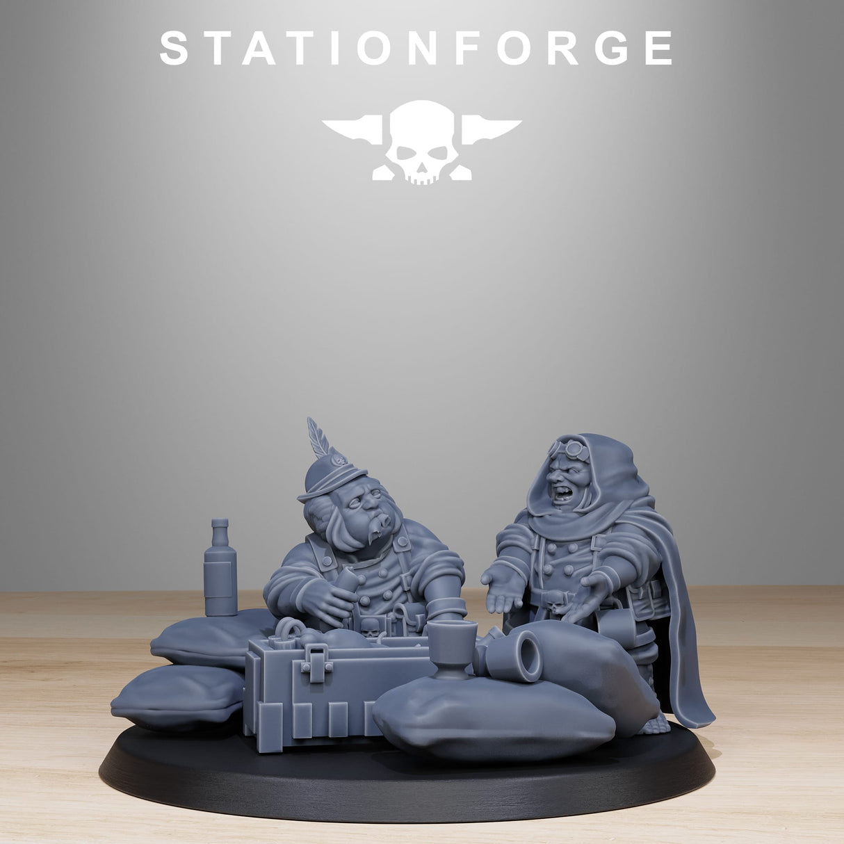 Tabletop Terrain Miniature GrimGuard Skulldart Trappers