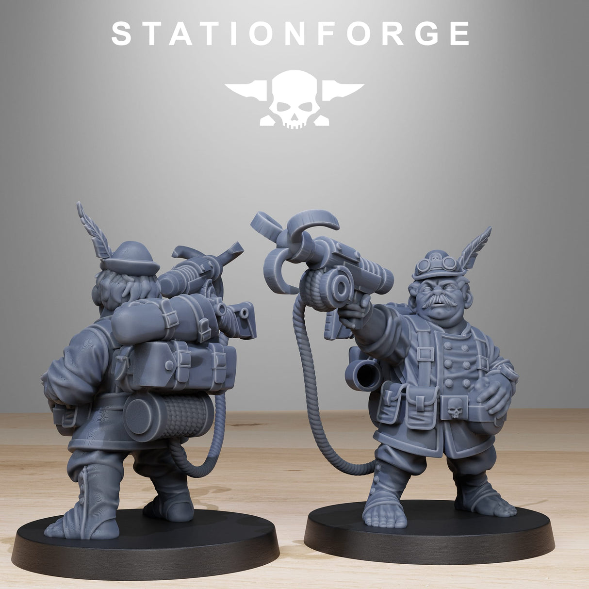 Tabletop Terrain Miniature GrimGuard Skulldart Trappers