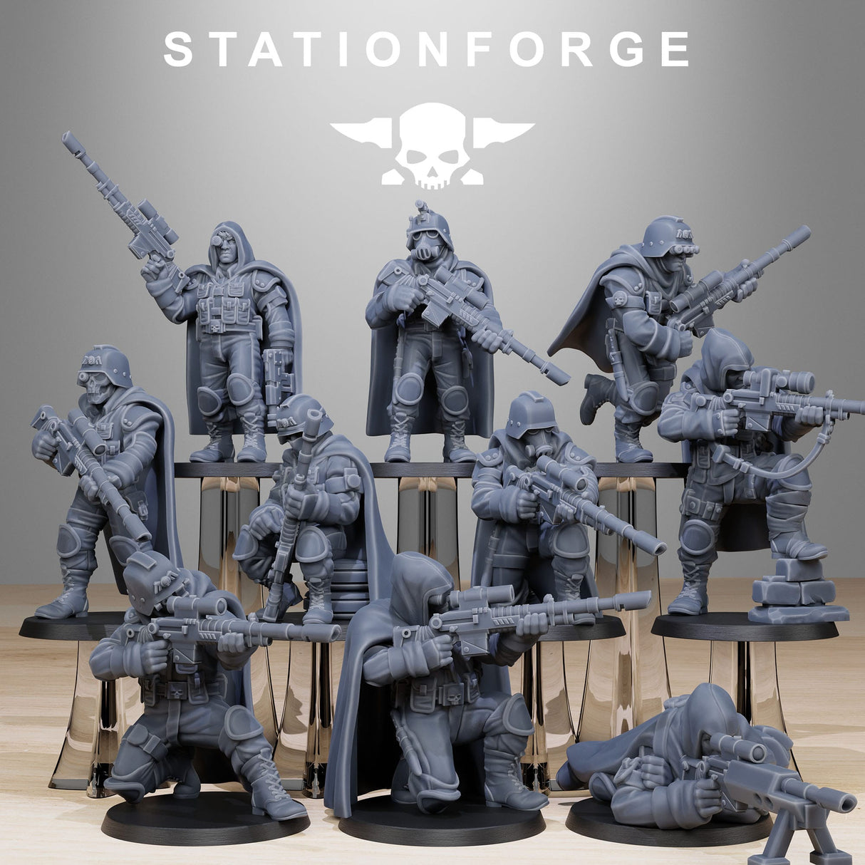 Tabletop Terrain Miniature GrimGuard Snipers