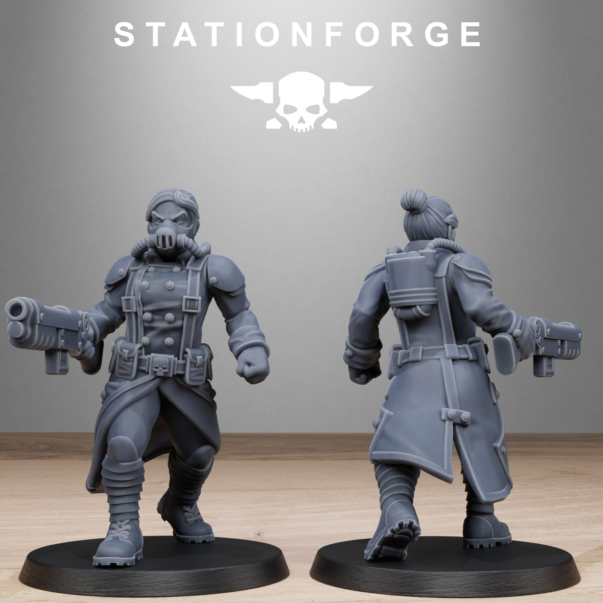 Tabletop Terrain Miniature GrimGuard Steel Sisters