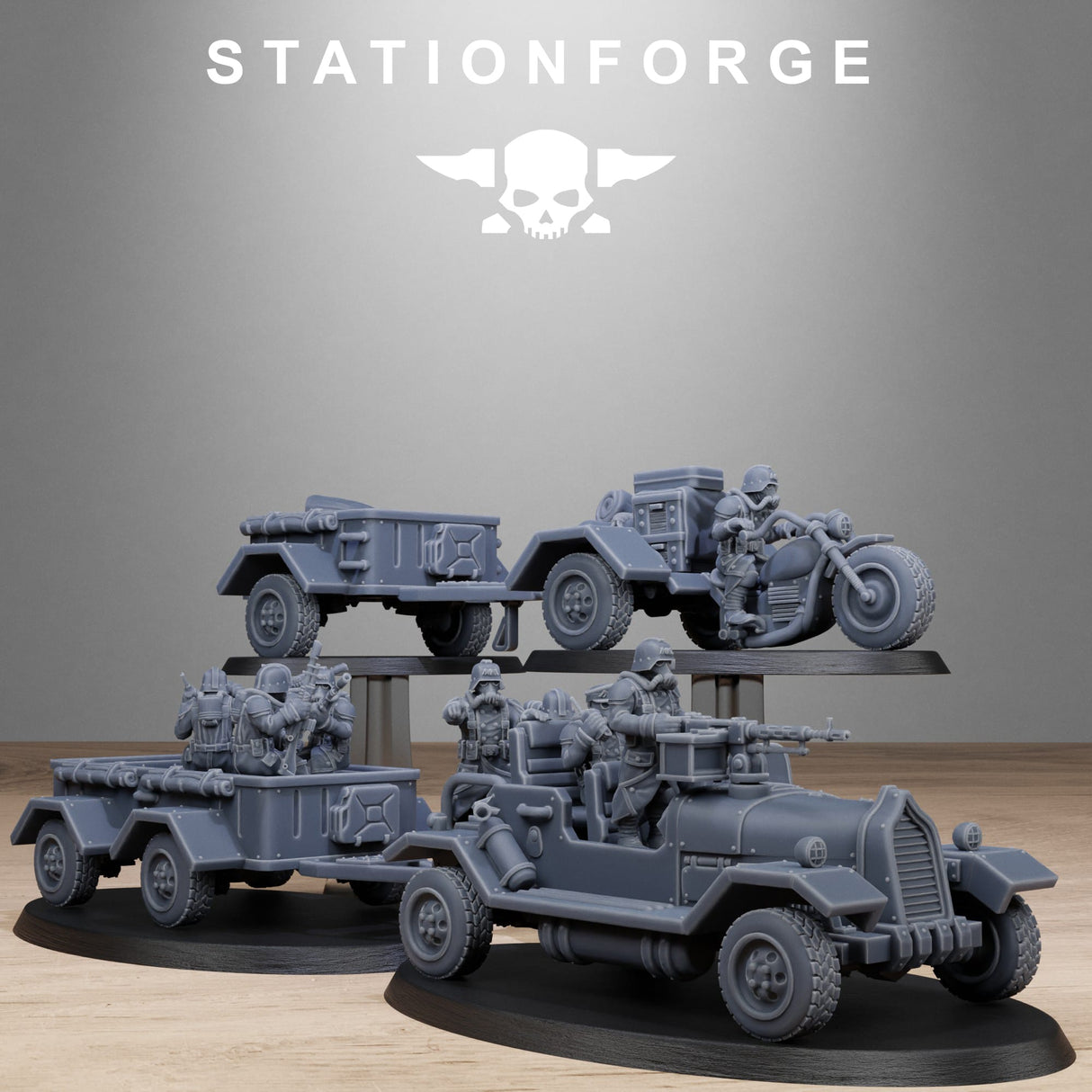 Tabletop Terrain Miniature GrimGuard Support Vehicles