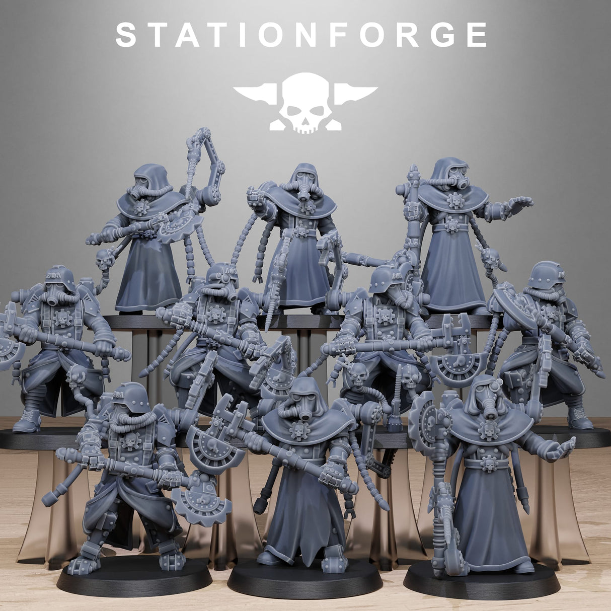 Tabletop Terrain Miniature GrimGuard Tech Engineers