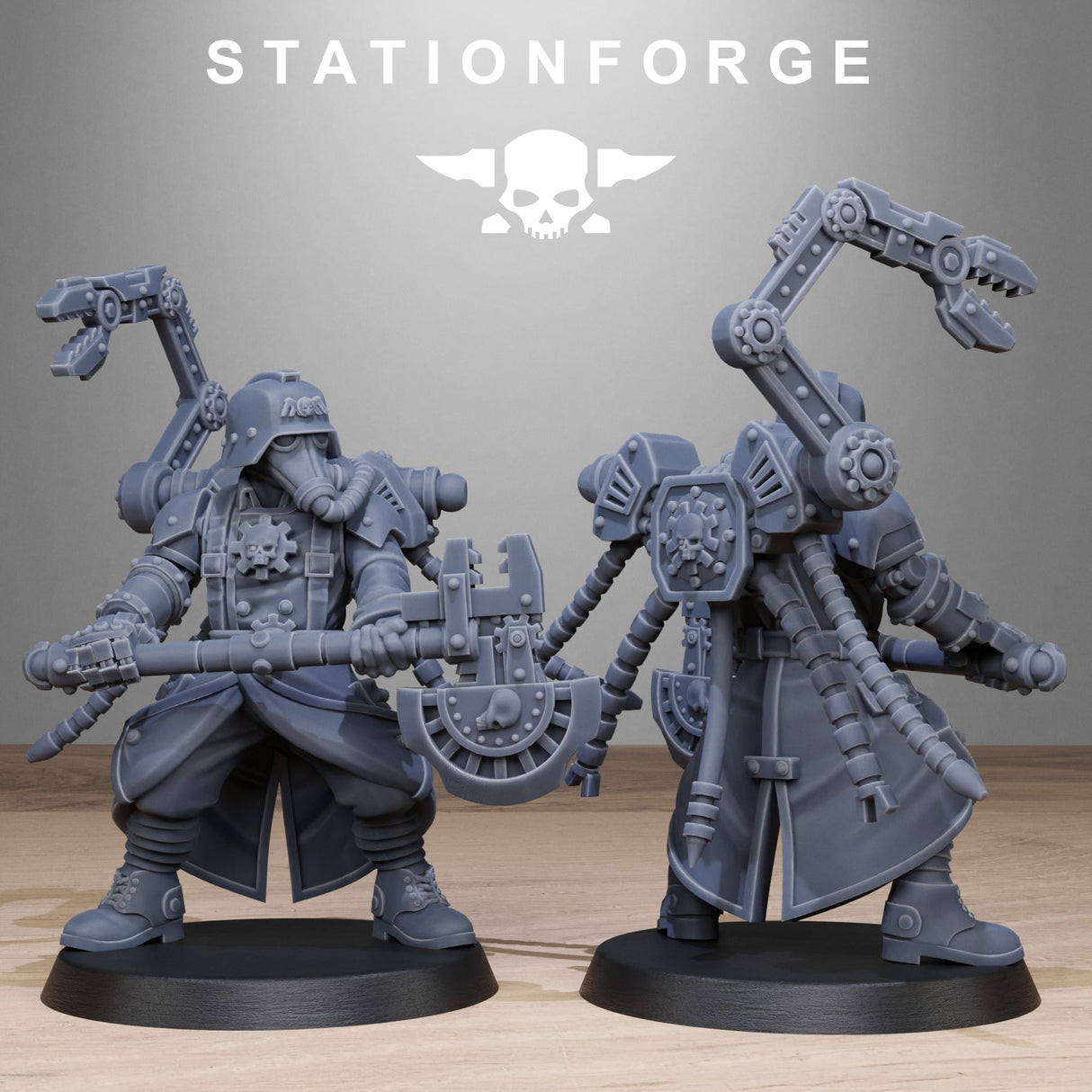 Tabletop Terrain Miniature GrimGuard Tech Engineers