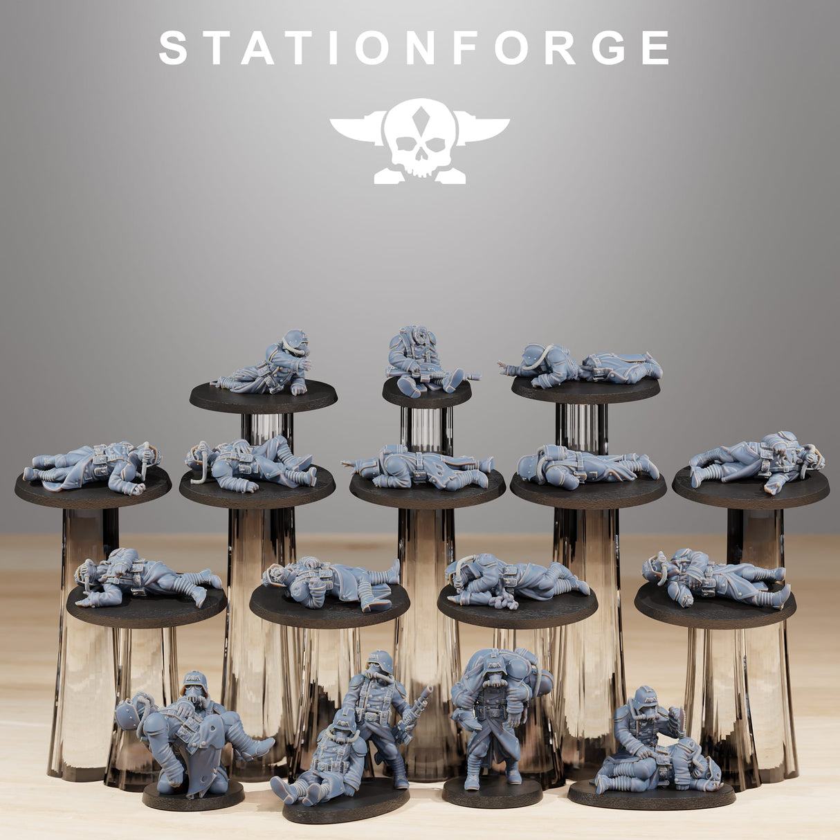 Tabletop Terrain Miniature GrimGuard The Fallen