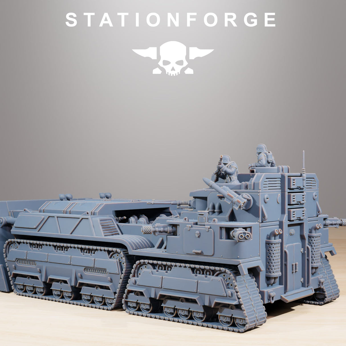 Tabletop Terrain Miniature GrimGuard Transport Tank