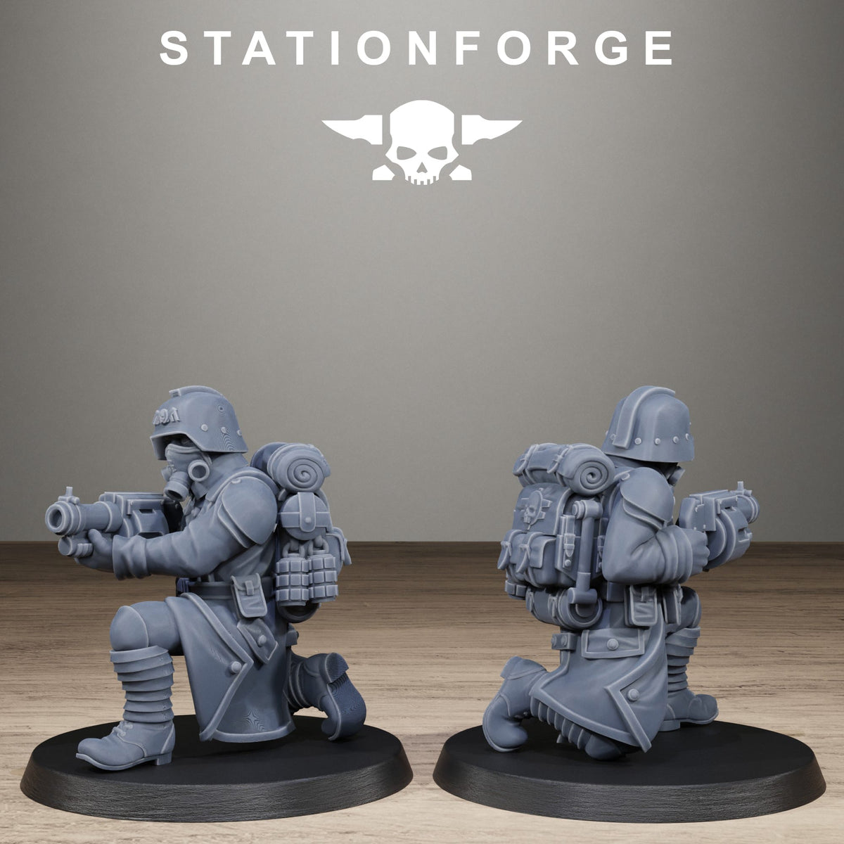 Tabletop Terrain Miniature GrimGuard Trench Raiders