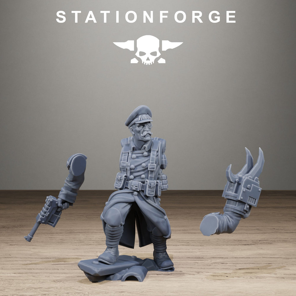 Tabletop Terrain Miniature GrimGuard Trench Raiders