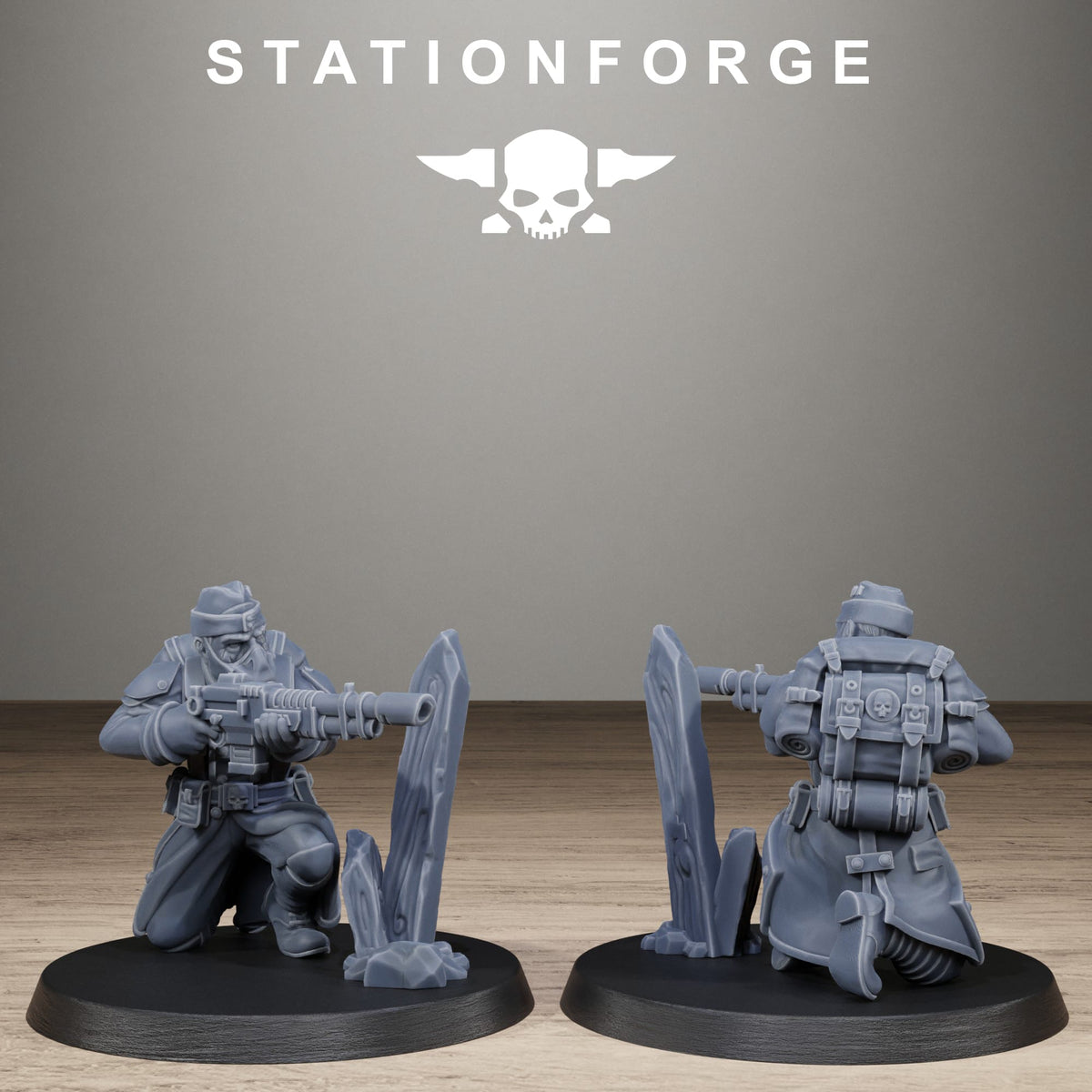 Tabletop Terrain Miniature GrimGuard Trench Raiders