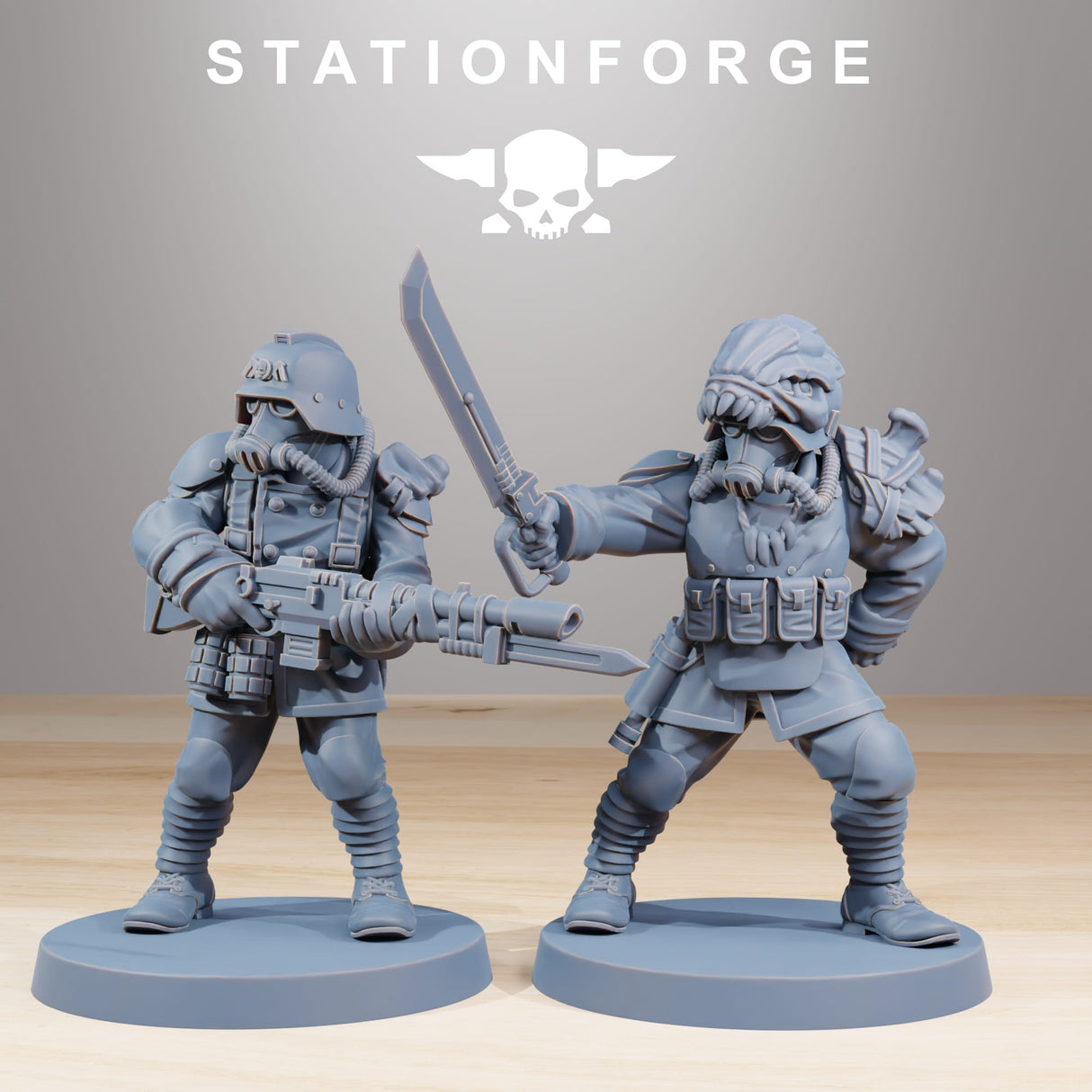 Tabletop Terrain Miniature GrimGuard Xenarid Hunters