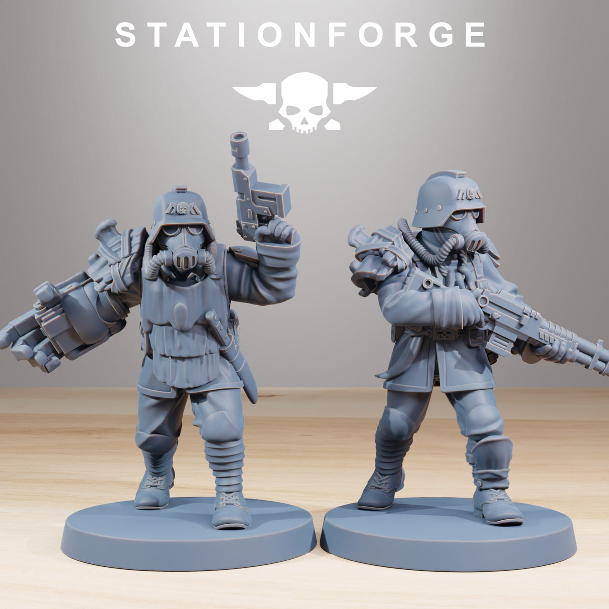 Tabletop Terrain Miniature GrimGuard Xenarid Hunters