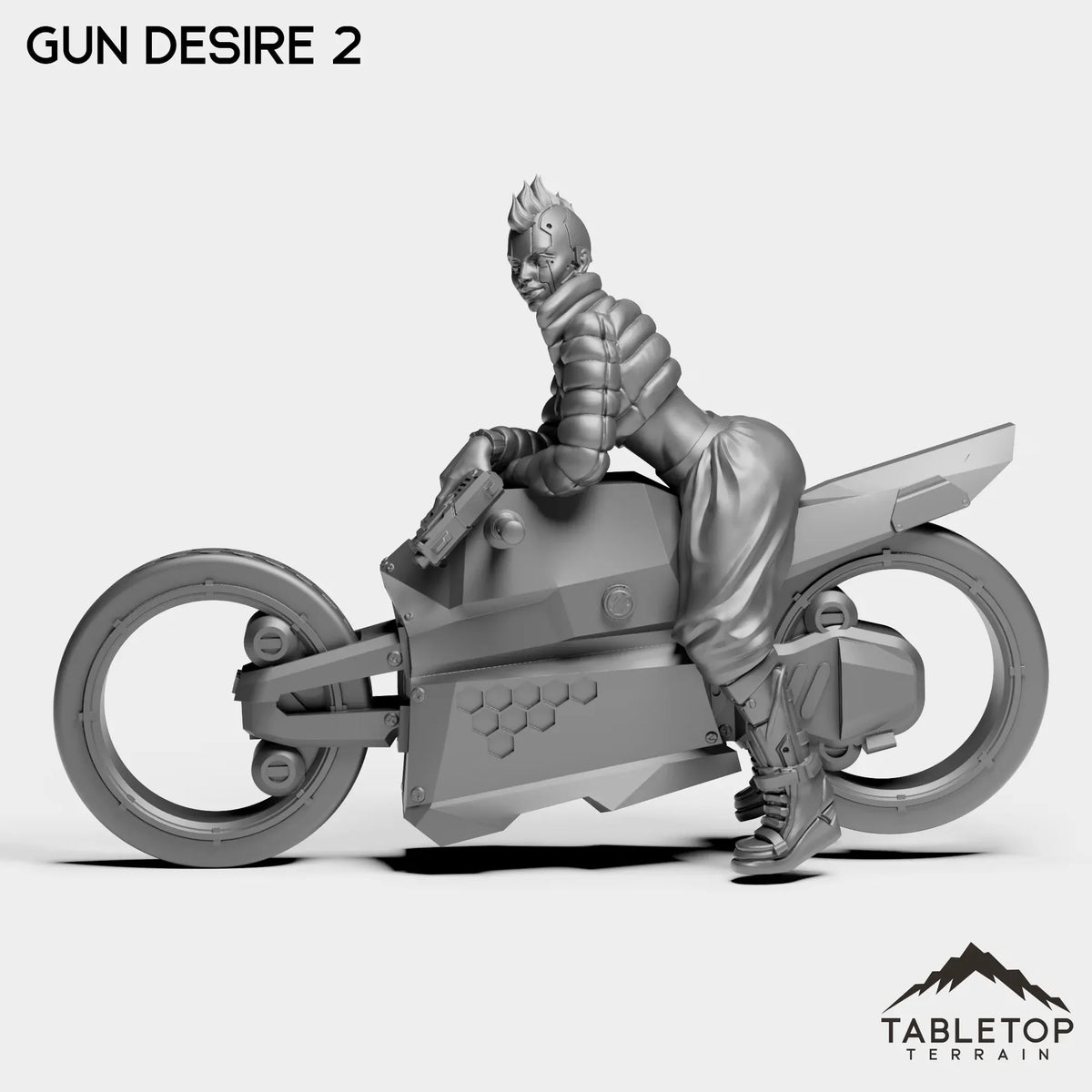 Tabletop Terrain Miniature Gun Desire - Bomber Girls