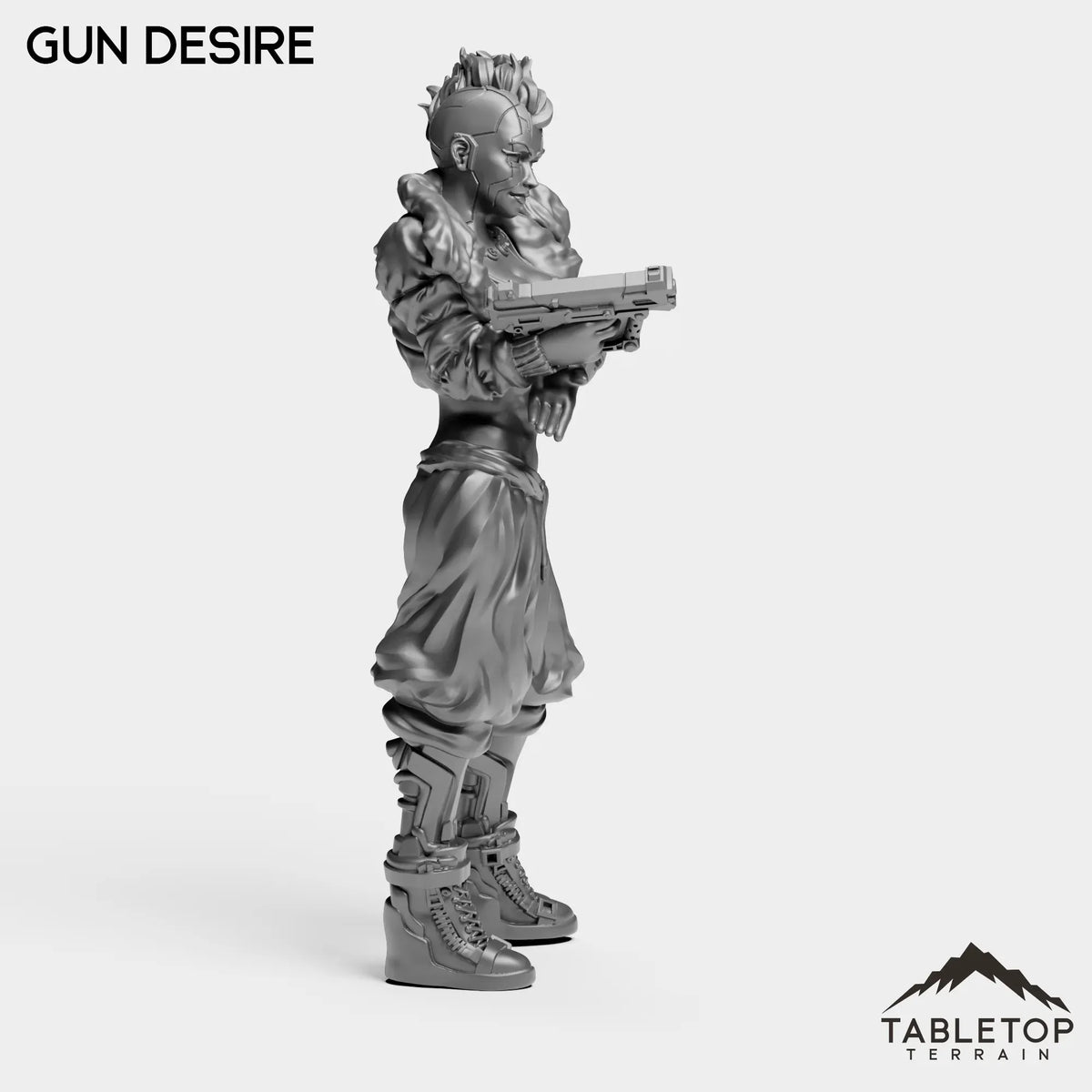 Tabletop Terrain Miniature Gun Desire - Bomber Girls