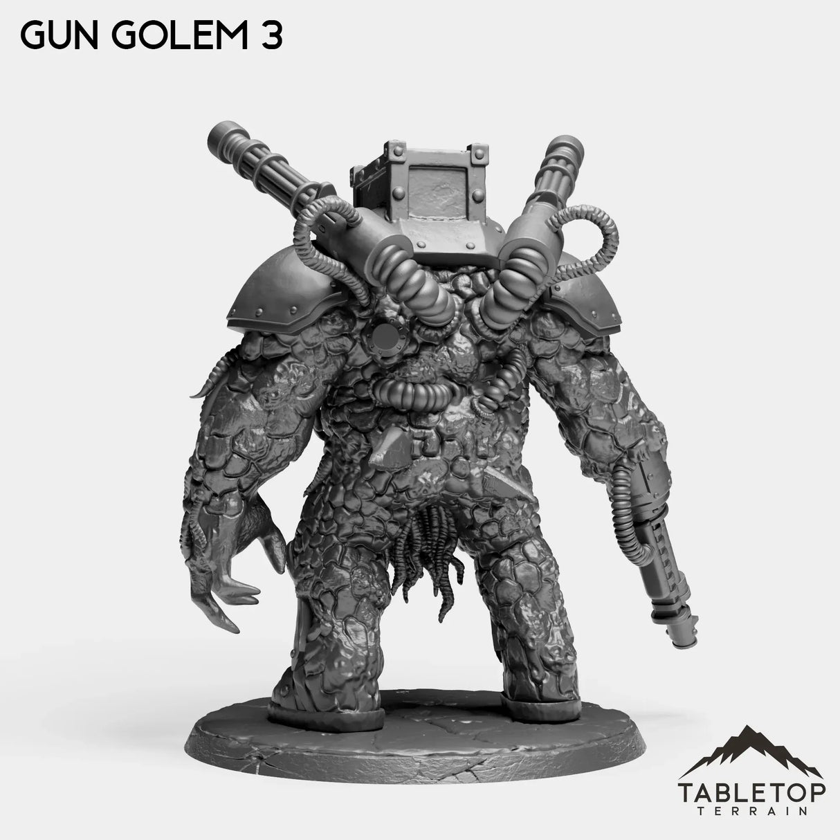 Tabletop Terrain Miniature Gun Golems - Independents