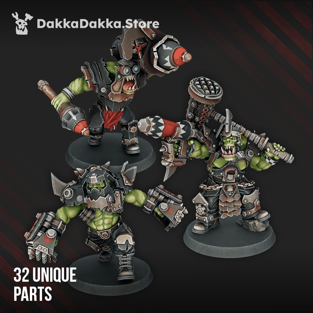 Tabletop Terrain Miniature Head Crackaz Mob