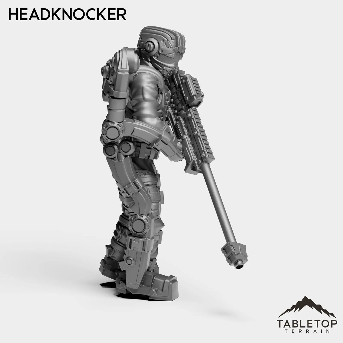 Tabletop Terrain Miniature Head Knocker - Endoskeleton Soldiers