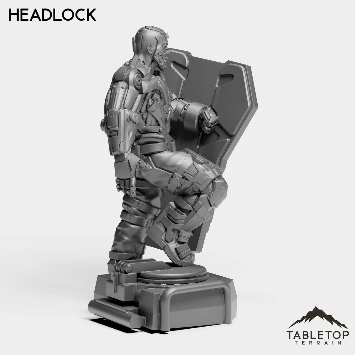 Tabletop Terrain Miniature Headlock - Metal Slammers