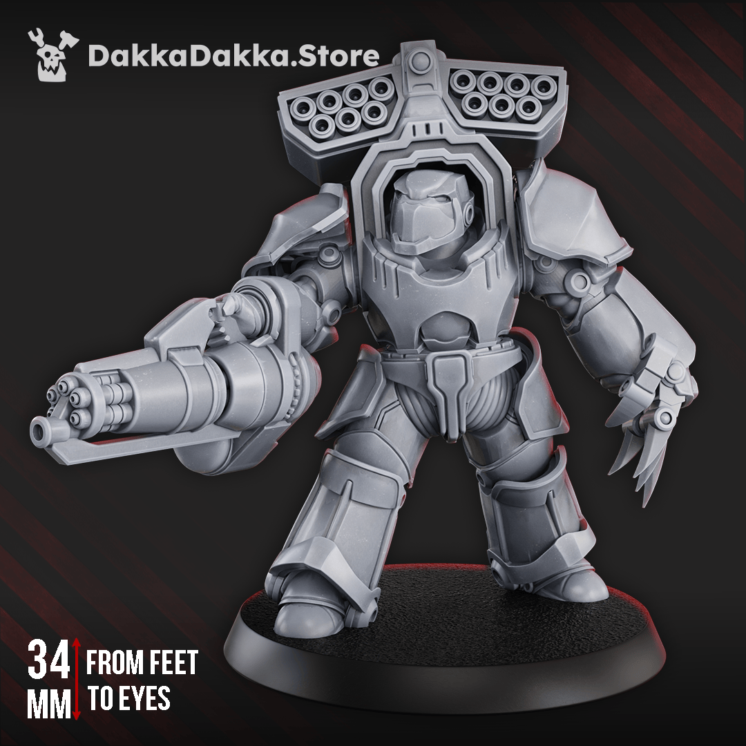 Tabletop Terrain Miniature Heavy Knight of the Great Citadel