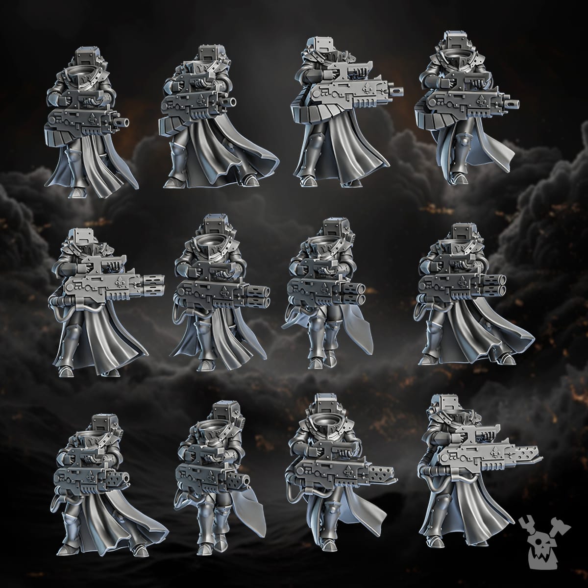 Tabletop Terrain Miniature Heavy Sisters Squad