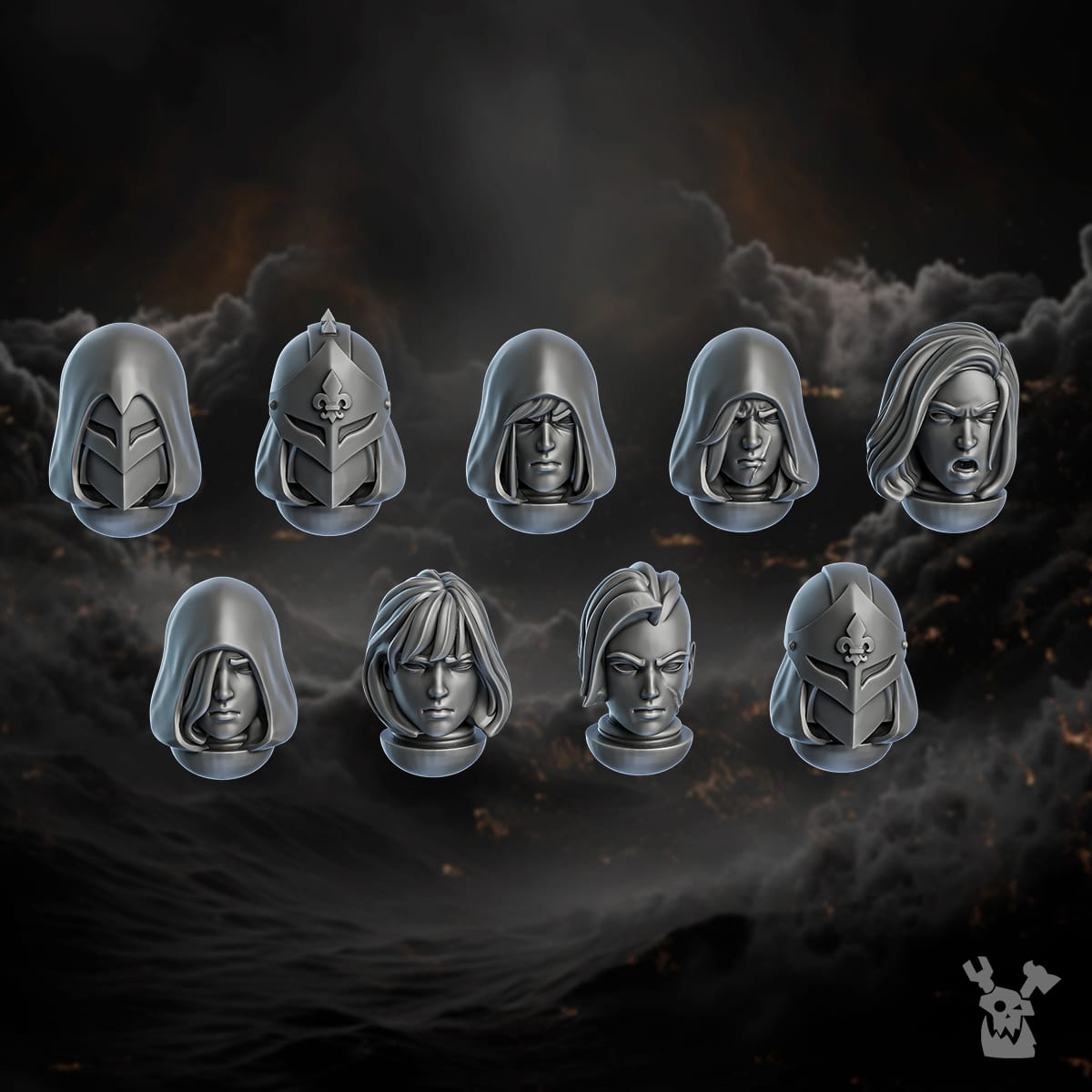 Tabletop Terrain Miniature Heavy Sisters Squad