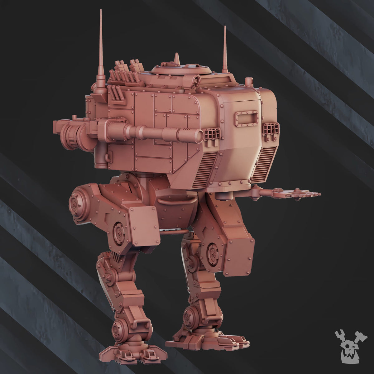 Tabletop Terrain Miniature Heavy Stomper Mech "Polar Bear" PB-180
