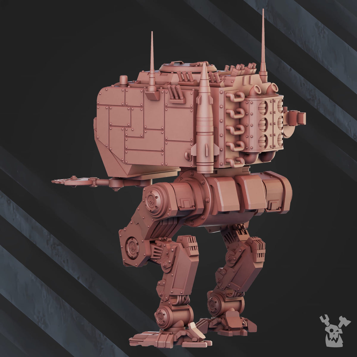 Tabletop Terrain Miniature Heavy Stomper Mech "Polar Bear" PB-180
