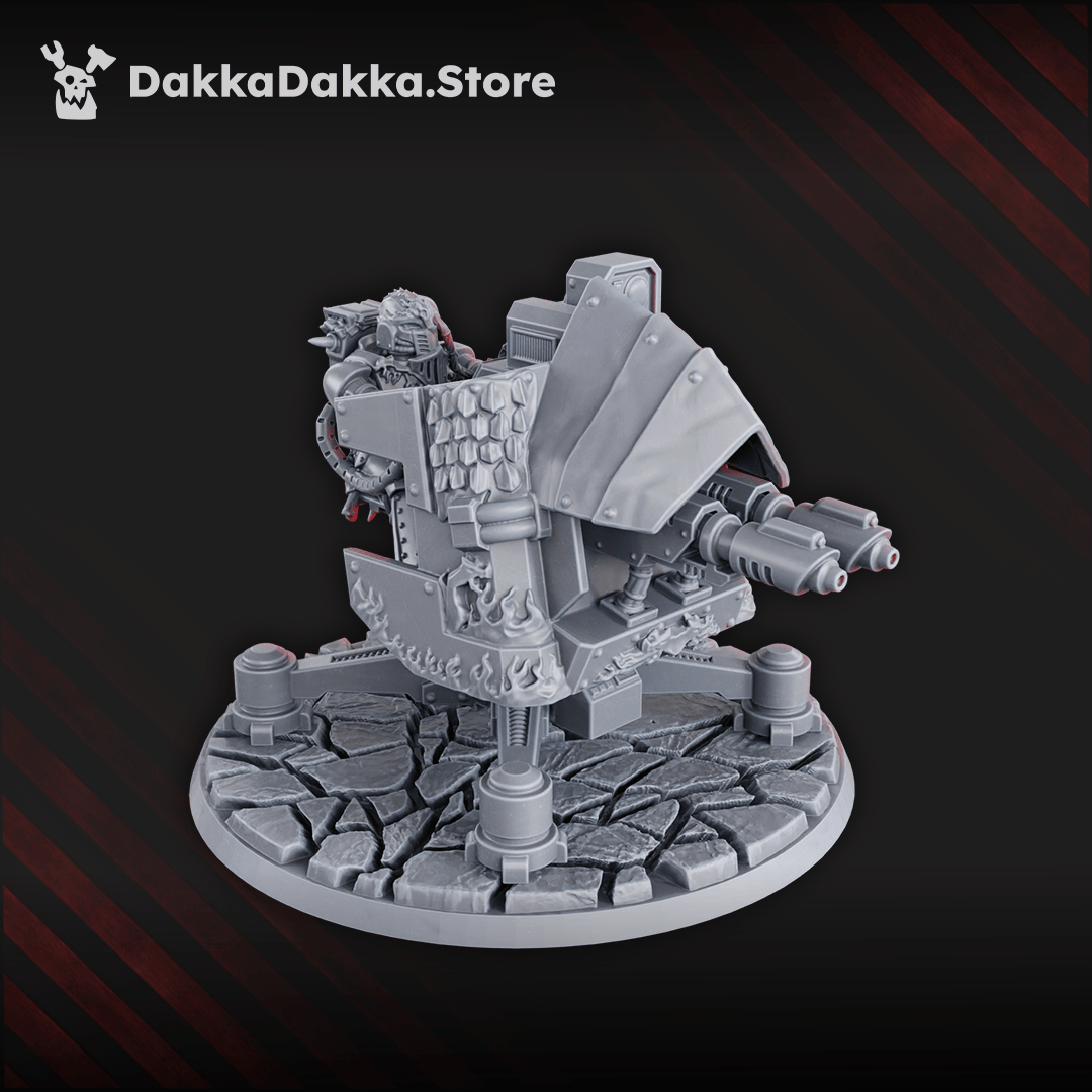 Tabletop Terrain Miniature Heavy Support Turret