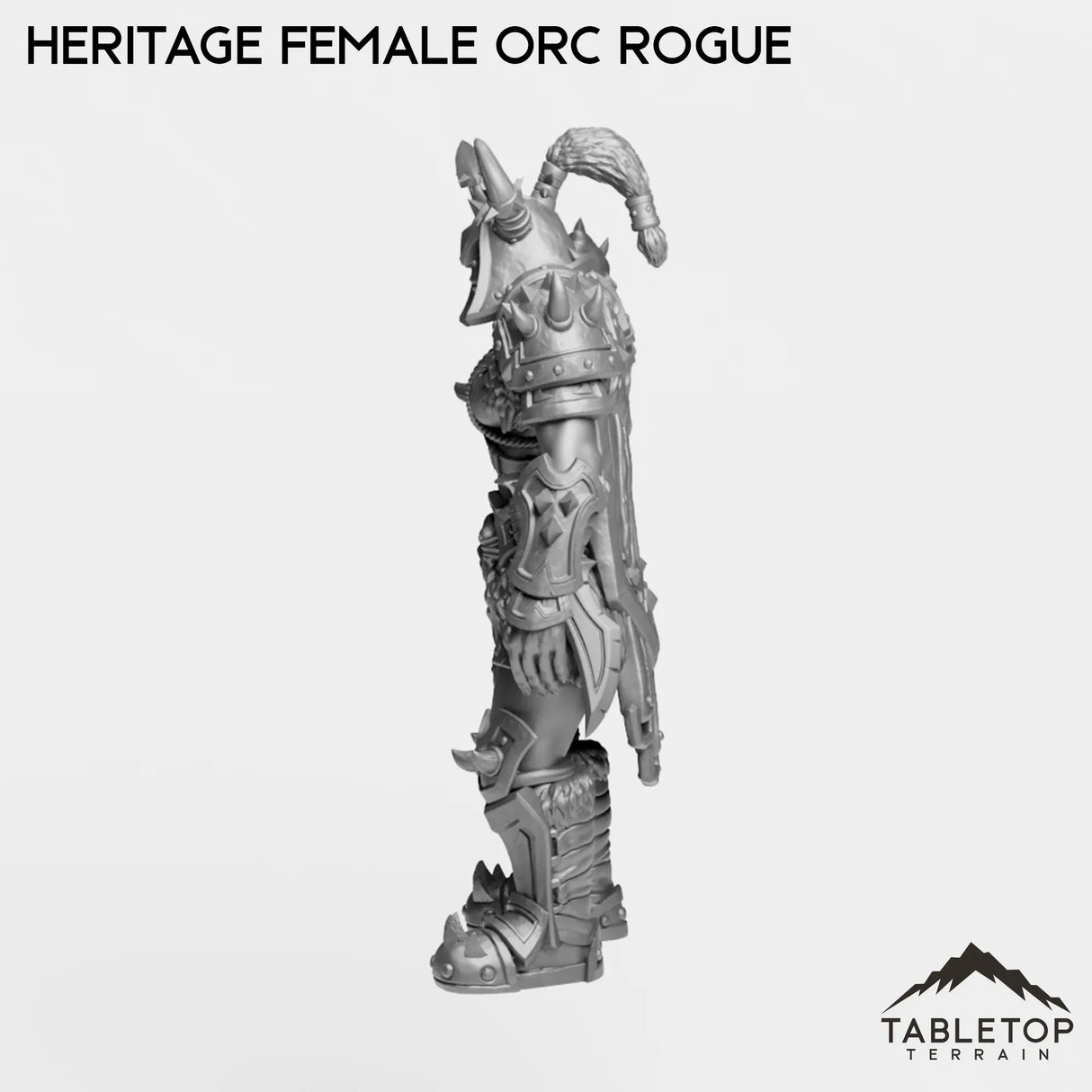 Tabletop Terrain Miniature Heritage Female Orc Rogue